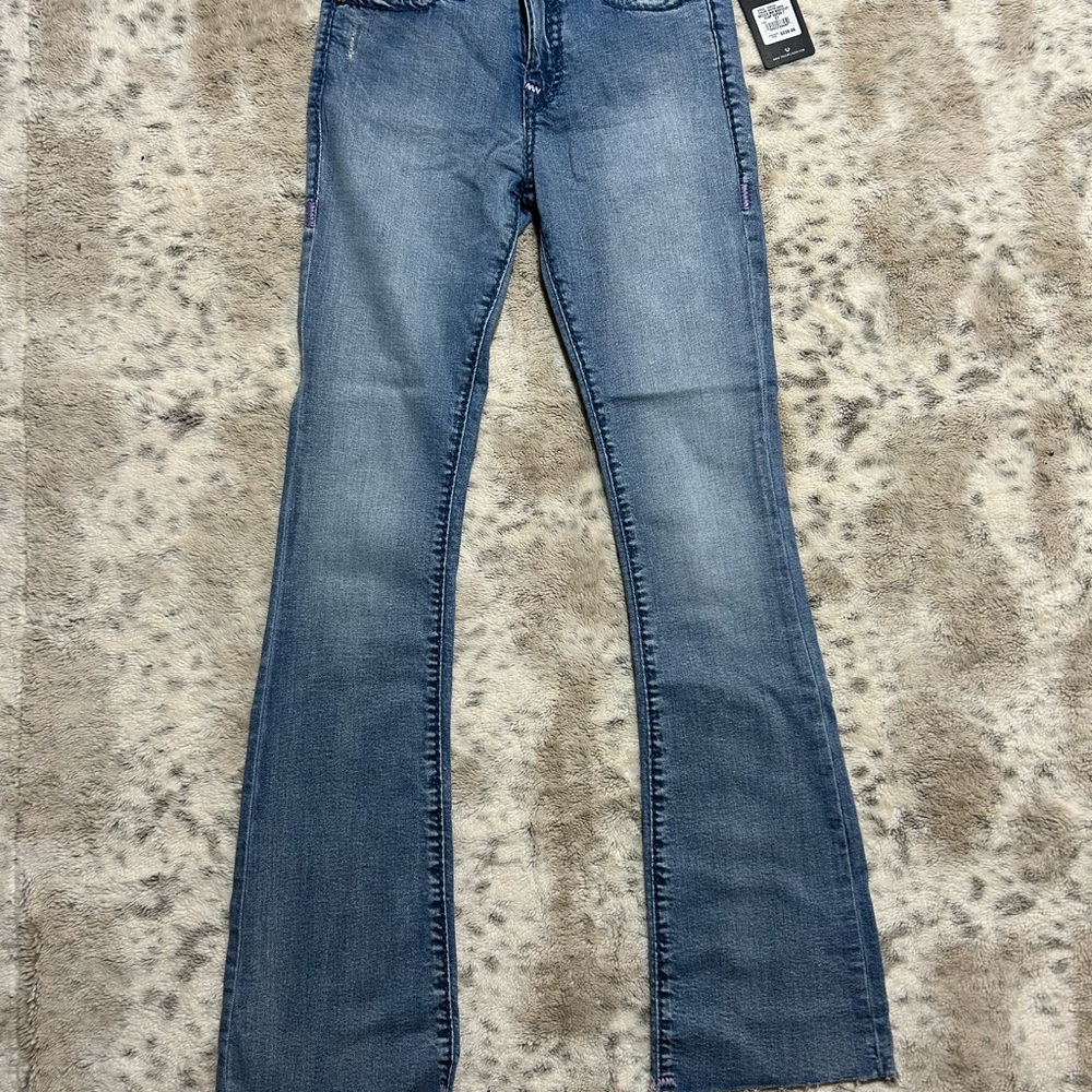 True Religion Women's Classic Blue Boot Cut Jeans